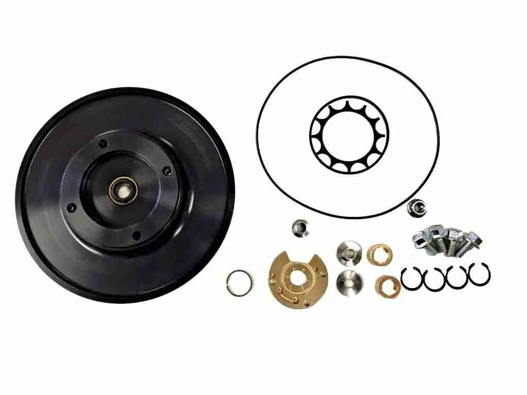 T04E Carbon Seal Conversion Kit: Step-by-Step Installation Instructions 2 T04E Turbo Carbon Seal Conversion Kit w/ Billet Seal Plate, Bearings, & Hardware – PT Turbo