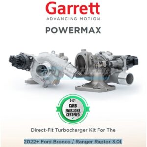 Garrett PowerMax Twin Turbos Upgrade GT1752S Ford Bronco Ranger Raptor 3.0L 2022+ PN 926432-5002S
