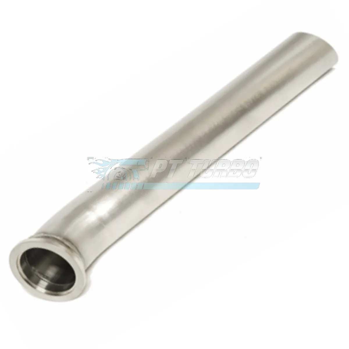 Stainless Dumptube, Flanged/Welded for 44mm W/G Exit on EVO8 Bolt-on Turbo Kit 1 Stainless Dumptube, Flanged/Welded for 44mm W/G Exit on EVO8 Bolt-on Turbo Kit