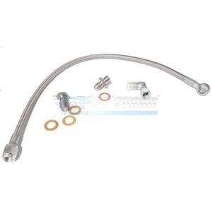 Oil feed line assembly for GT or GTX on the Mazdaspeed 3/6 Turbo Engine