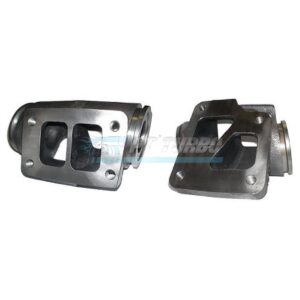 Manifold Adapter, allows T3 flanged turbo such as twinscroll GT30R to bolt up to Stock EVO8/9