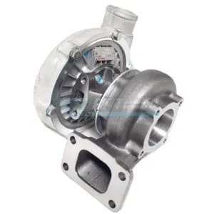 Turbocharger, Garrett T3/T4E, 50 trim 4" comp hsg, anti-surge, .82 A/R T31 4-bolt Outlet Turbine