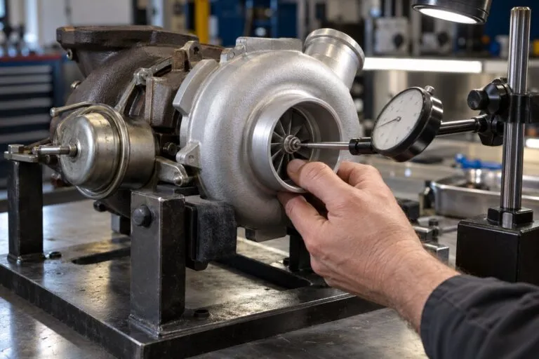 How to Check Turbocharger Shaft Play with a Dial Indicator 3 How to Check Turbocharger Shaft Play with a Dial Indicator